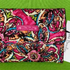 NWT VERA BRADLEY SUNBURST FLORAL WALLET